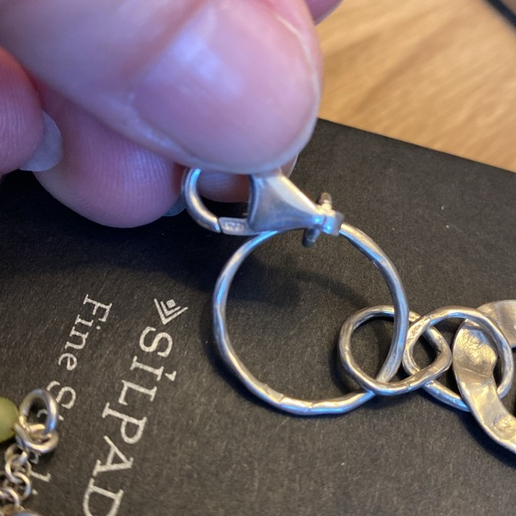 SILPADA hammered circles sterling silver bracelet. Fun and flirty style! - Picture 3 of 9